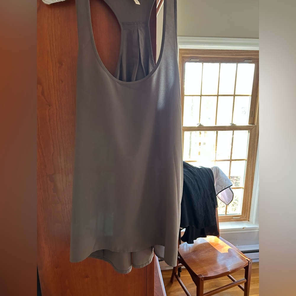 Frenchi Charcoal Sleeveless Tank Top